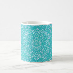 Turquoise Mandala Mugs