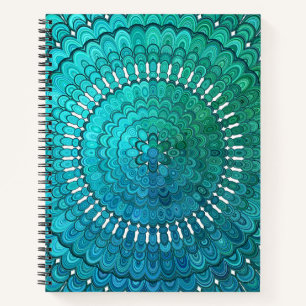 Turquoise Mandala Notebook