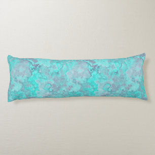 Turquoise Marble Abstract Body Cushion