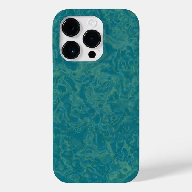 Turquoise marble Case-Mate iPhone case (Back)