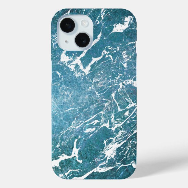 turquoise marble Case-Mate iPhone case (Back)