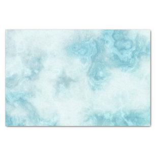 Turquoise Marble Decoupage Background Tissue Paper