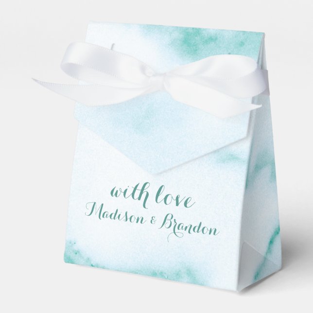 Turquoise Marble Gift Box (Front Side)
