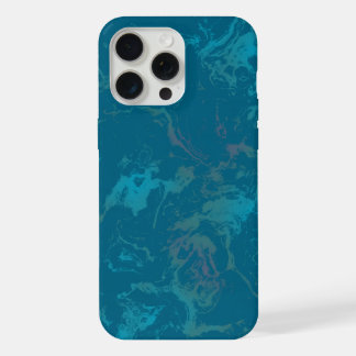 Turquoise marble iPhone 15 pro max case