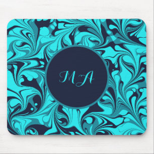 Turquoise Marble Mouse Mat