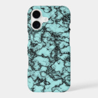 Turquoise Marble Pattern
