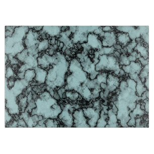 Turquoise Marble Pattern Cutting Board