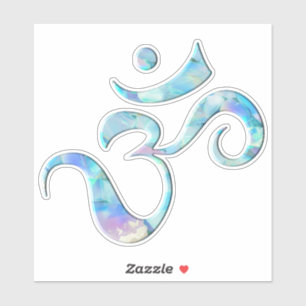 Turquoise Marbled Om