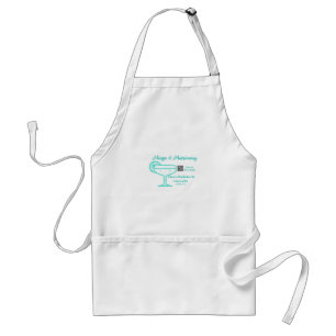 Turquoise Margs & Matrimony Bachelorette party  Standard Apron