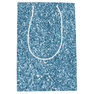 Turquoise Mermaid Glitter         Medium Gift Bag