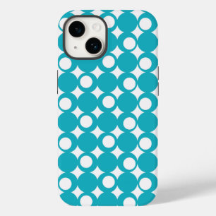 Turquoise Mod Ball Design @ Emporio Moffa Case-Mate iPhone 14 Case