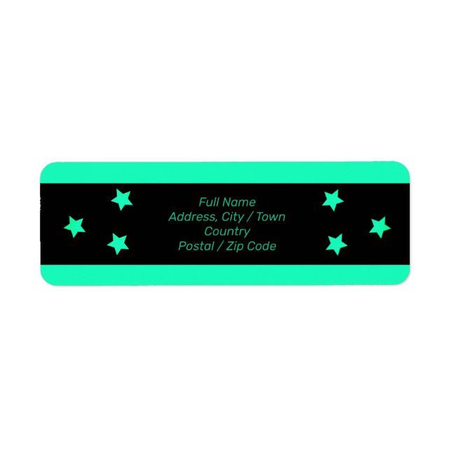 Turquoise modern designer (Front)