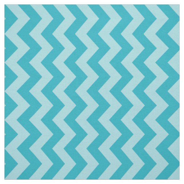 Turquoise Moroccan Moods Chevrons Fabric (Swatch)