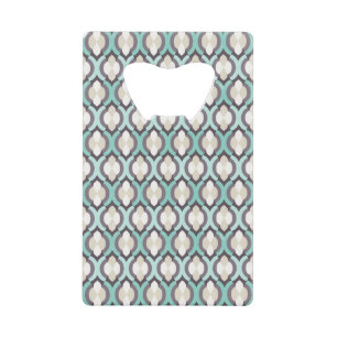 Turquoise Moroccan Pattern
