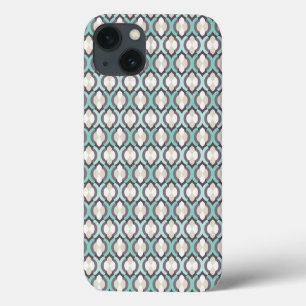 Turquoise Moroccan Pattern iPhone 13 Case