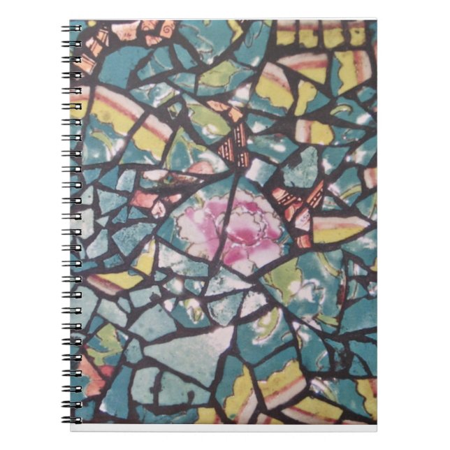 Turquoise Mosaic notebook (Front)