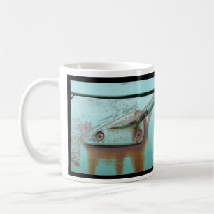 Turquoise Mug, Vintage Car, Man Cave Coffee Mug