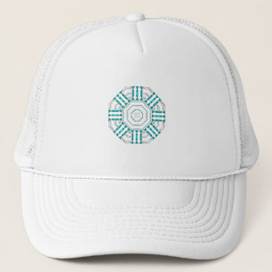 Turquoise Nexus Trucker Hat Baseball Cap