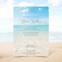 turquoise Ocean A Beach paradise bridal shower