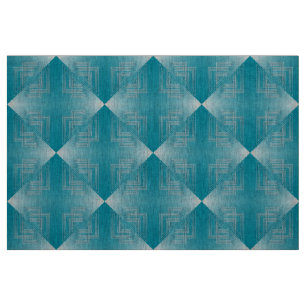 Turquoise opal white fabric