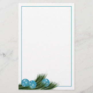 Turquoise Ornaments Stationery