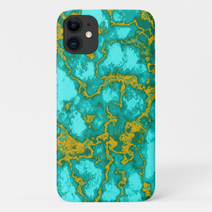 Turquoise Pattern iPhone 11 Case