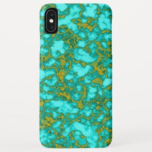 Turquoise Pattern iPhone XS Max Case