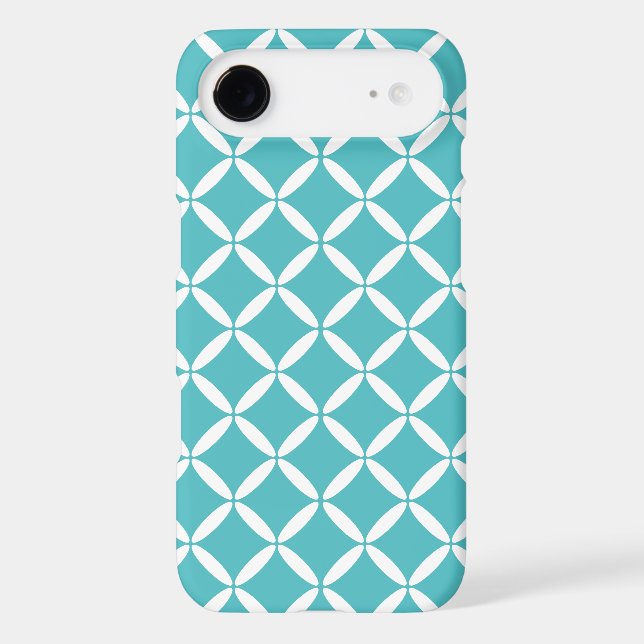 Turquoise Pattern iPhone 4 Case-Mate Case (Back)