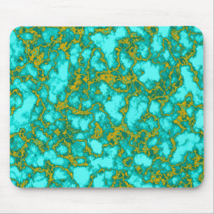 Turquoise Pattern Mouse Mat