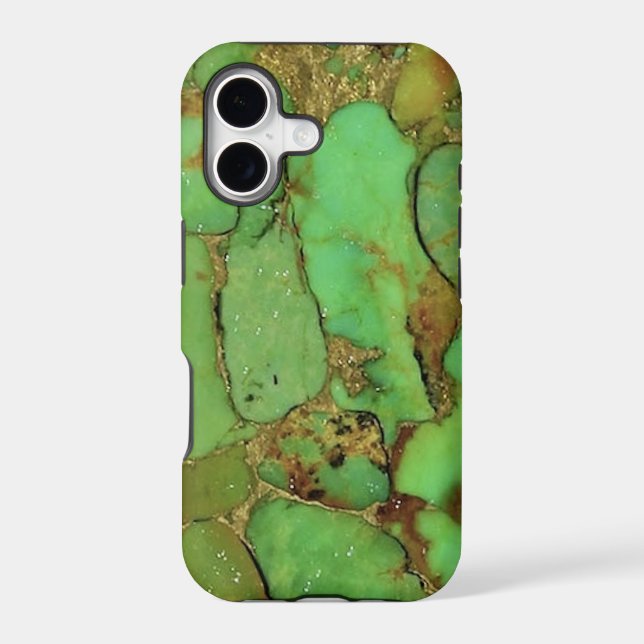 Turquoise Pattern Phone Cover (Back)