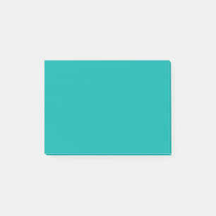 Turquoise Peacock Colour Decor Ready to Customise Post-it Notes