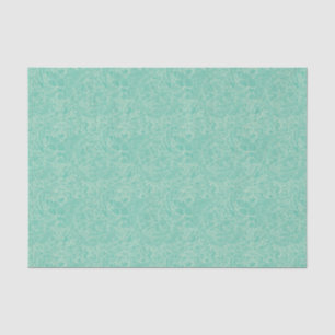 Turquoise Peony Pattern Tissue Paper