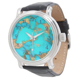 turquoise photo watch