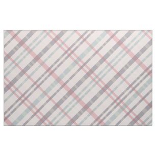 turquoise pink purple plaid pattern fabric