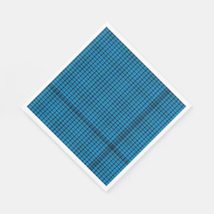 Turquoise Plaid Napkins