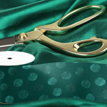 Turquoise Polka Dots Modern & Elegant Christmas