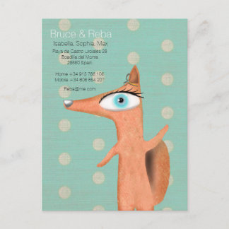 TURQUOISE POSTCARD