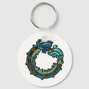 Turquoise Quetzalcoatl Key Ring