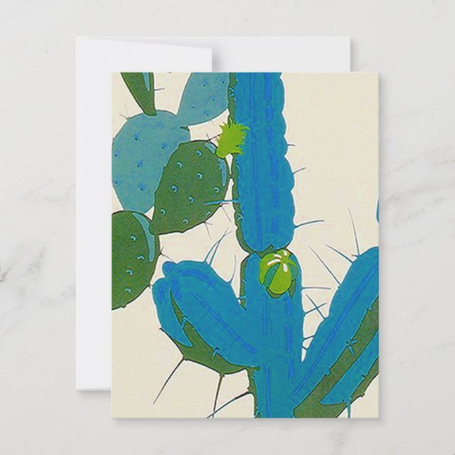 TURQUOISE & Retro Party Invitation ~ EZ2 CUSTOMIZE (Front)