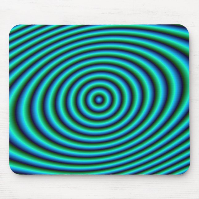 Turquoise Rings Mousepad (Front)