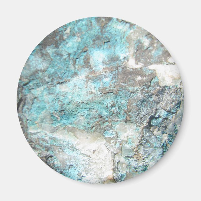 Turquoise Rock Magnet (Front)