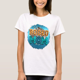 Turquoise Rodeo Mom T-Shirt