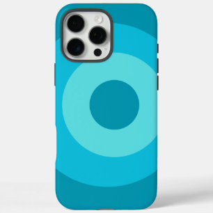 Turquoise Round Apple iPhone 16 Pro Max Case