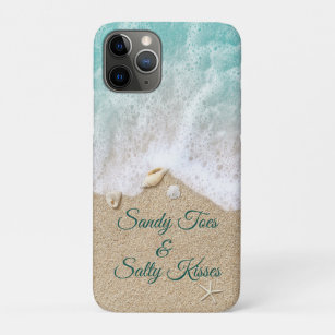 Turquoise Sandy Toes Salty Kisses Case-Mate iPhone Case