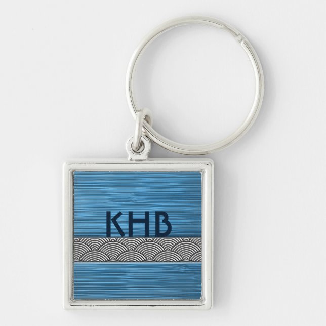 turquoise seigai key ring (Front)