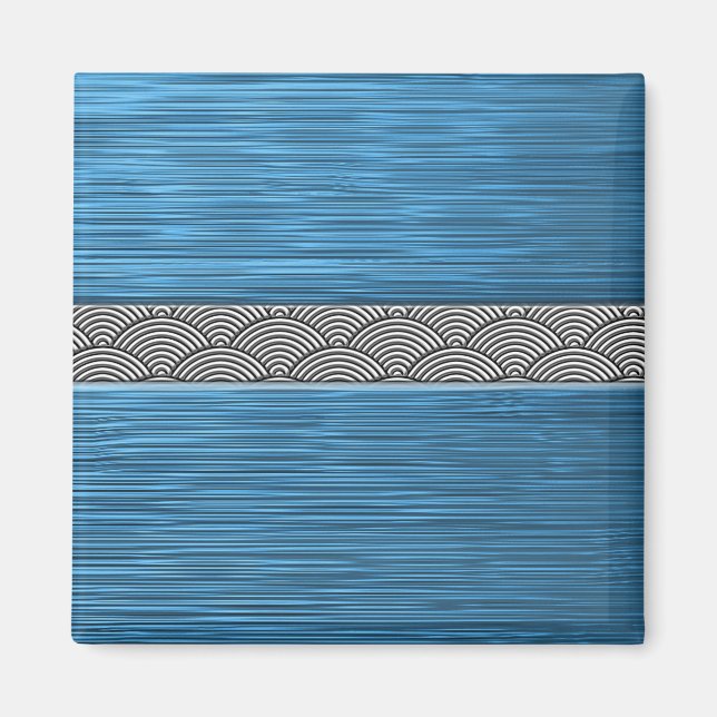 turquoise seigai magnet (Front)