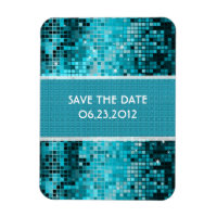 Turquoise Sequins Look Disco Mirrors Bling