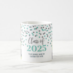 Turquoise Silver Class of 2025 Coffee Mug
