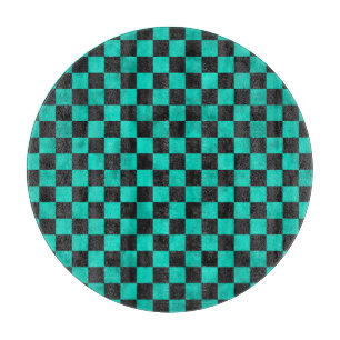 Turquoise Skulls and Sunflower Series Design 6 Cutting Board