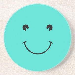 Turquoise Smile Coaster